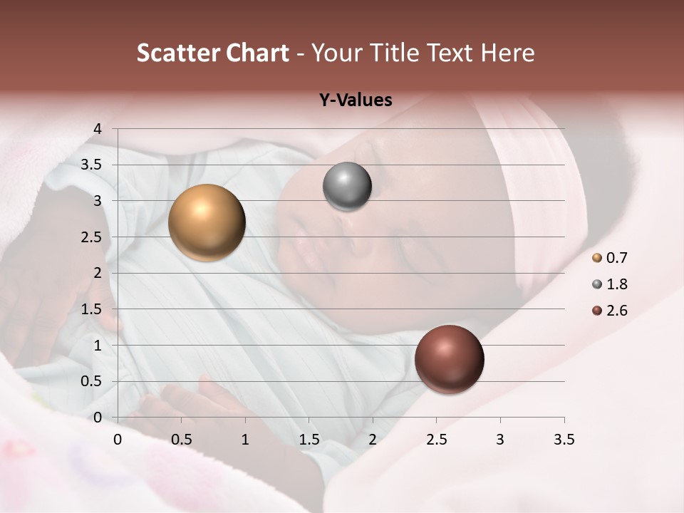 Cute Beautiful Baby PowerPoint Template