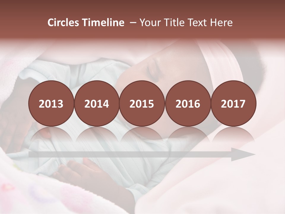 Cute Beautiful Baby PowerPoint Template