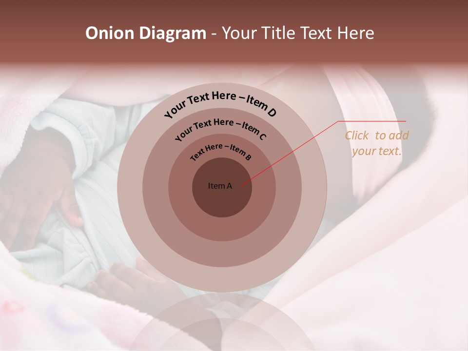 Cute Beautiful Baby PowerPoint Template