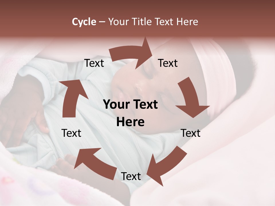 Cute Beautiful Baby PowerPoint Template