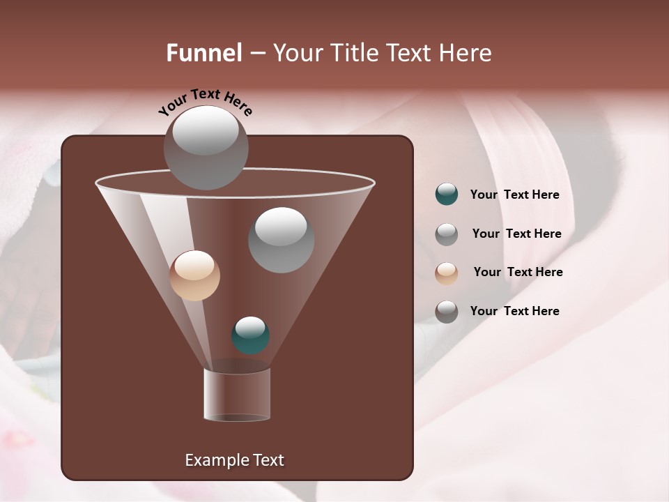 Cute Beautiful Baby PowerPoint Template