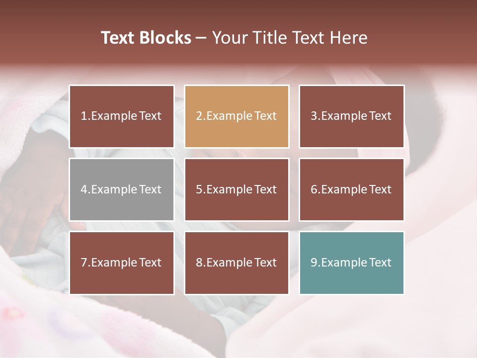 Cute Beautiful Baby PowerPoint Template