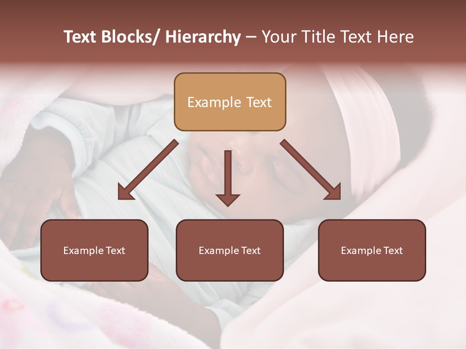 Cute Beautiful Baby PowerPoint Template