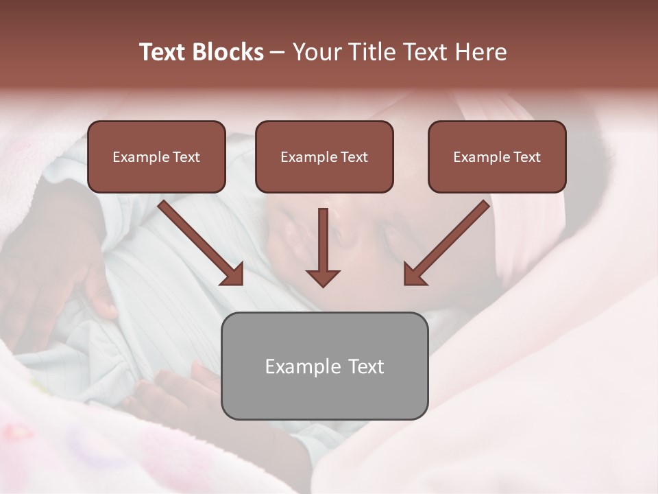 Cute Beautiful Baby PowerPoint Template