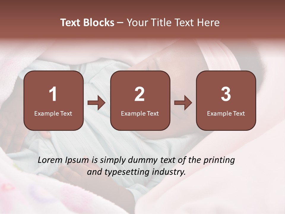 Cute Beautiful Baby PowerPoint Template