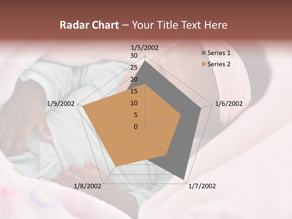 Cute Beautiful Baby PowerPoint Template