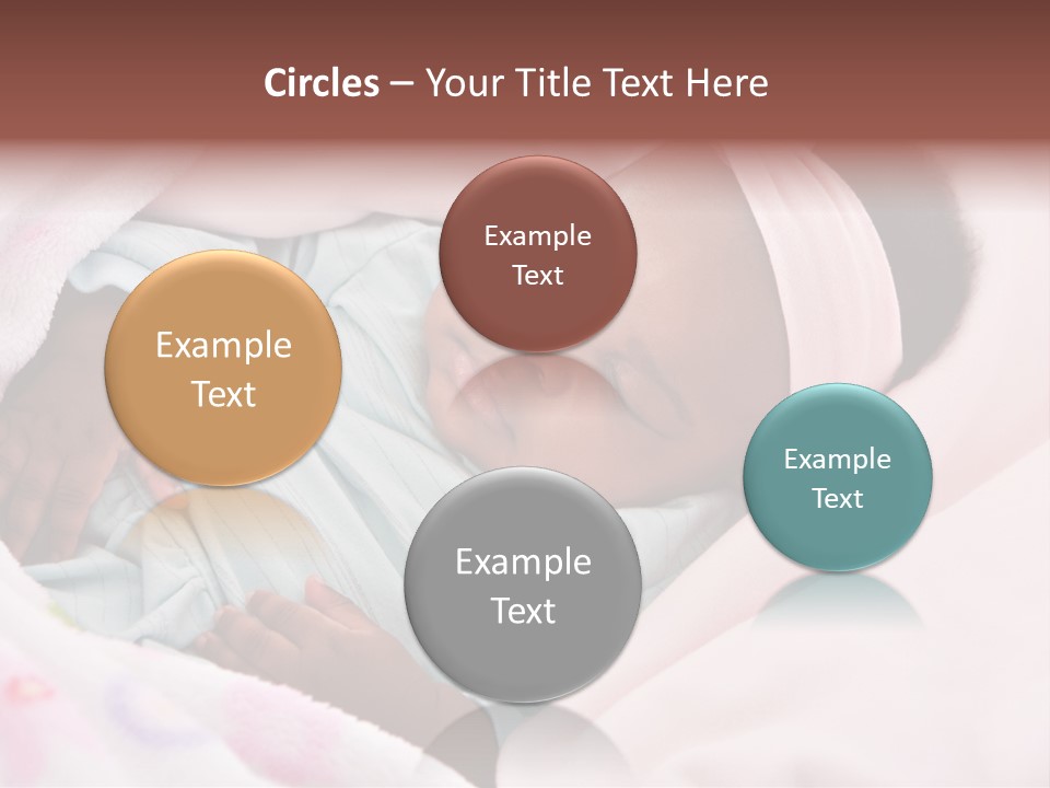 Cute Beautiful Baby PowerPoint Template