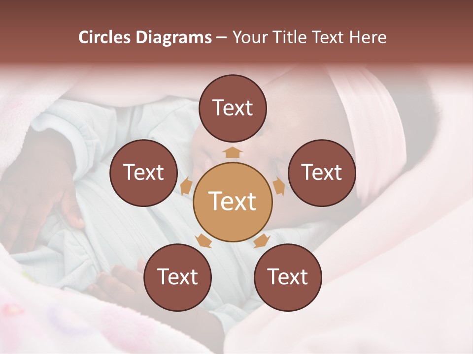 Cute Beautiful Baby PowerPoint Template