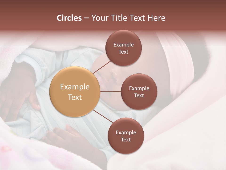 Cute Beautiful Baby PowerPoint Template