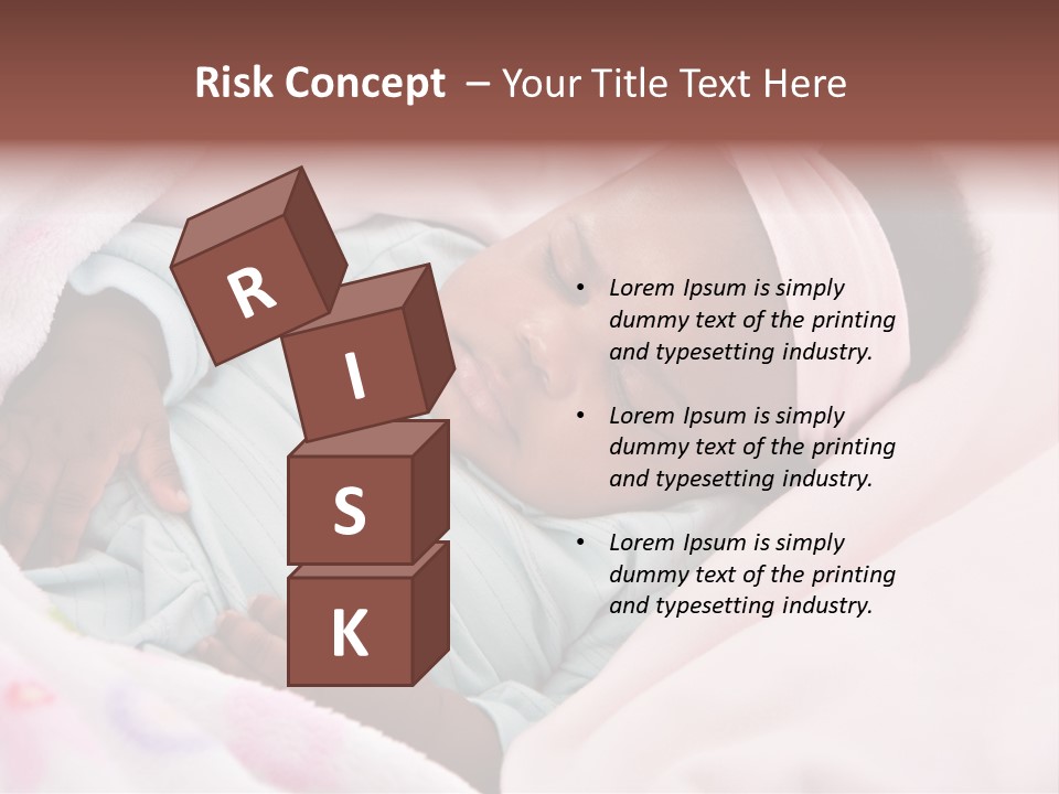 Cute Beautiful Baby PowerPoint Template