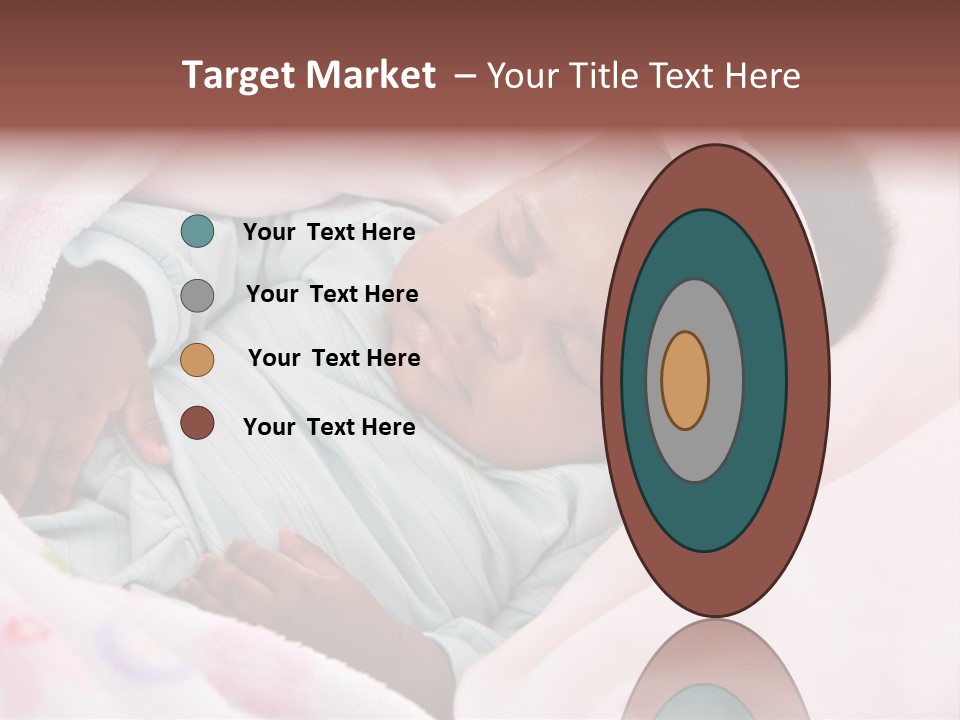 Cute Beautiful Baby PowerPoint Template