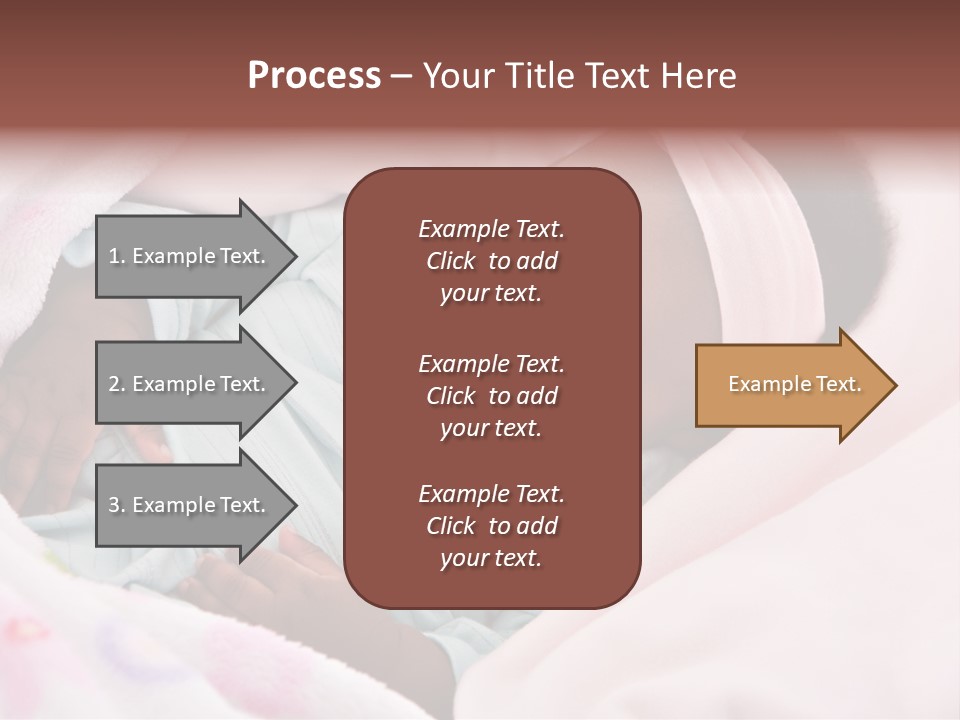 Cute Beautiful Baby PowerPoint Template