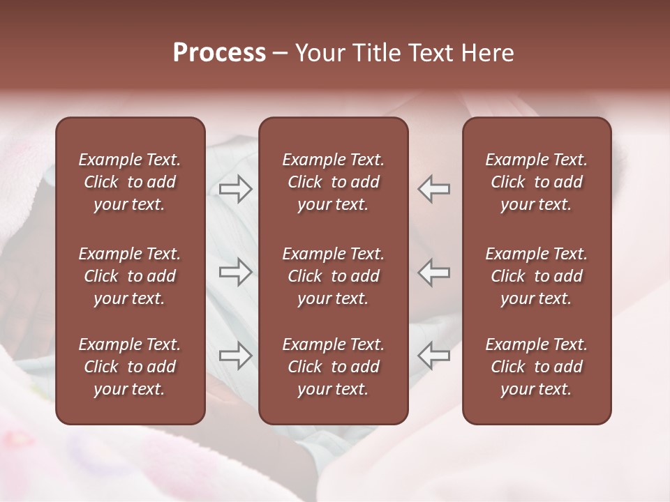 Cute Beautiful Baby PowerPoint Template