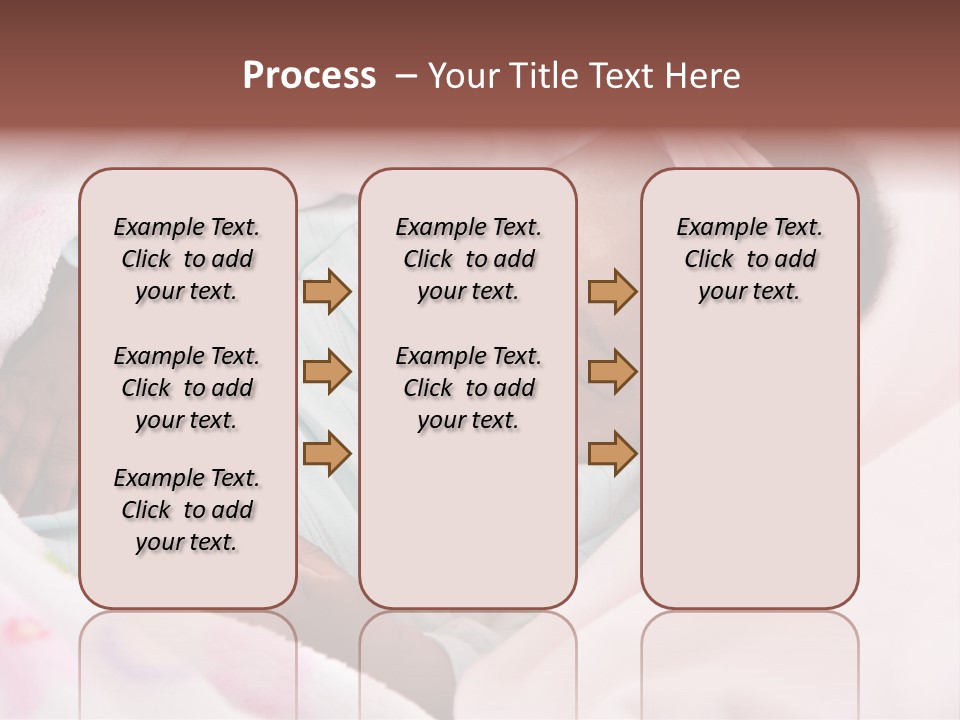 Cute Beautiful Baby PowerPoint Template