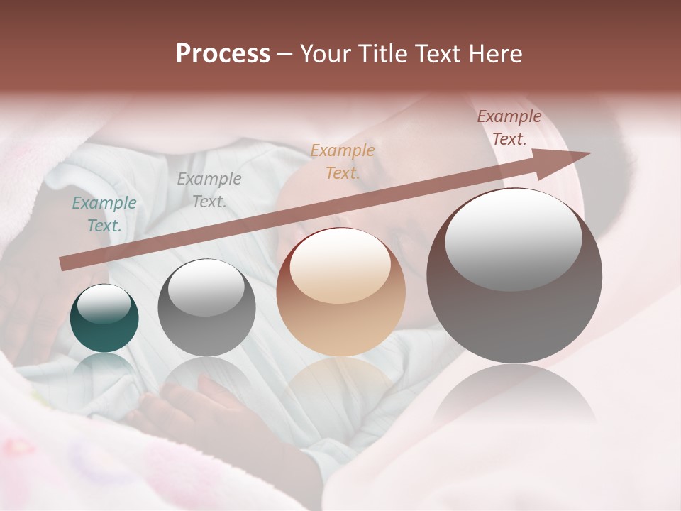 Cute Beautiful Baby PowerPoint Template
