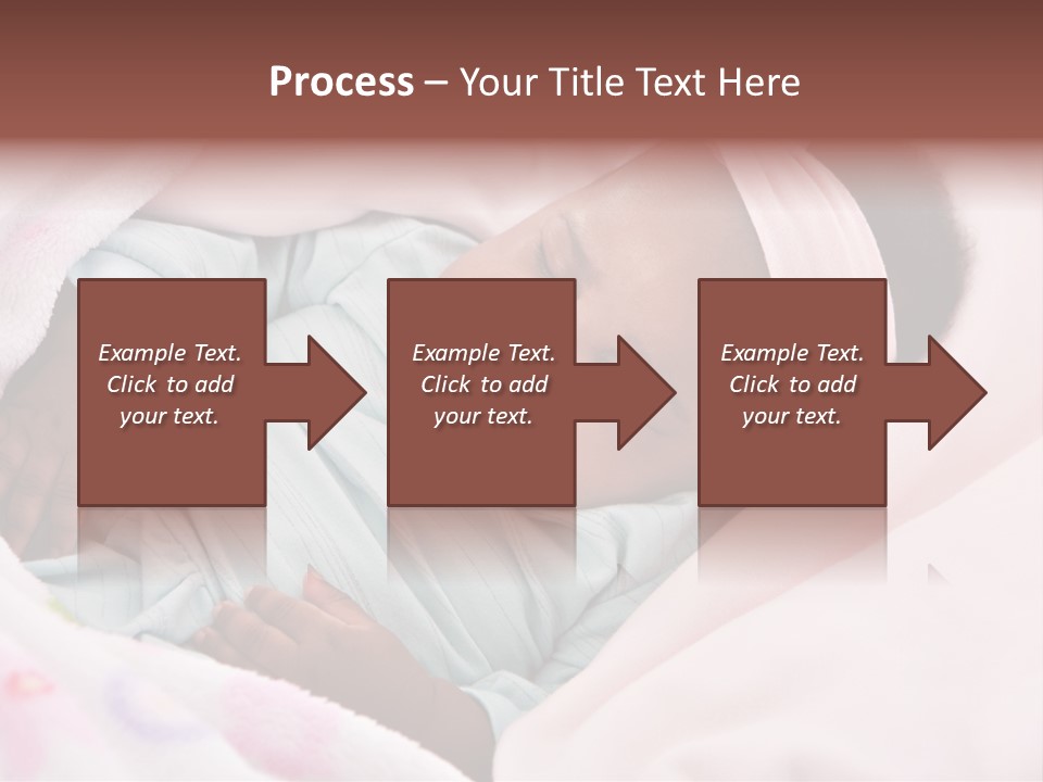 Cute Beautiful Baby PowerPoint Template