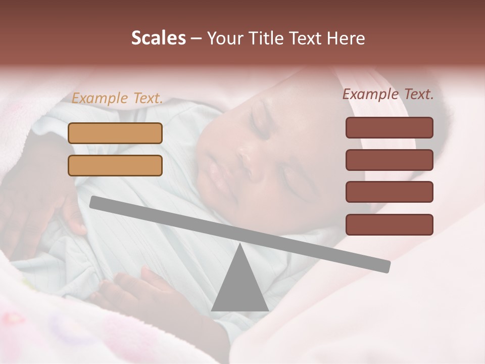 Cute Beautiful Baby PowerPoint Template