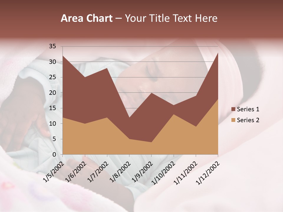 Cute Beautiful Baby PowerPoint Template
