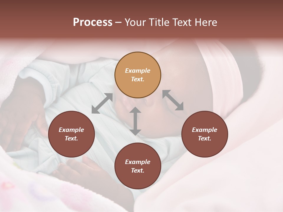 Cute Beautiful Baby PowerPoint Template