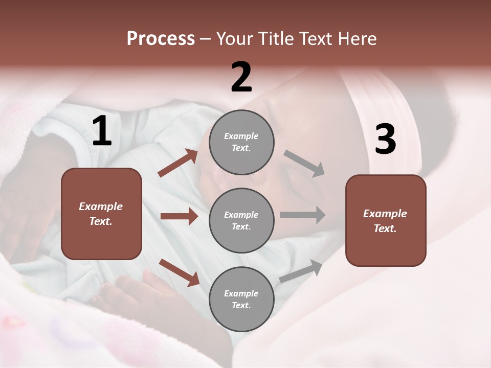 Cute Beautiful Baby PowerPoint Template