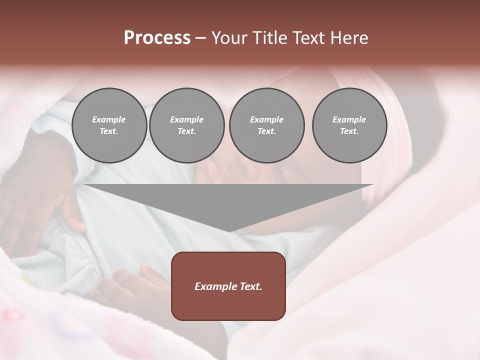 Cute Beautiful Baby PowerPoint Template