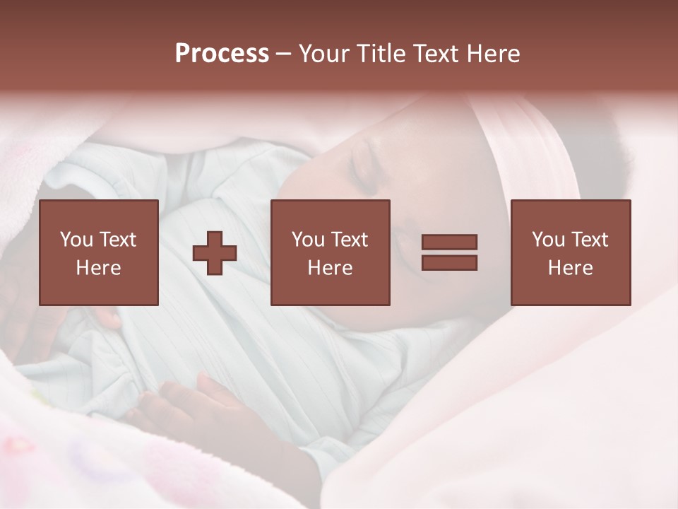 Cute Beautiful Baby PowerPoint Template