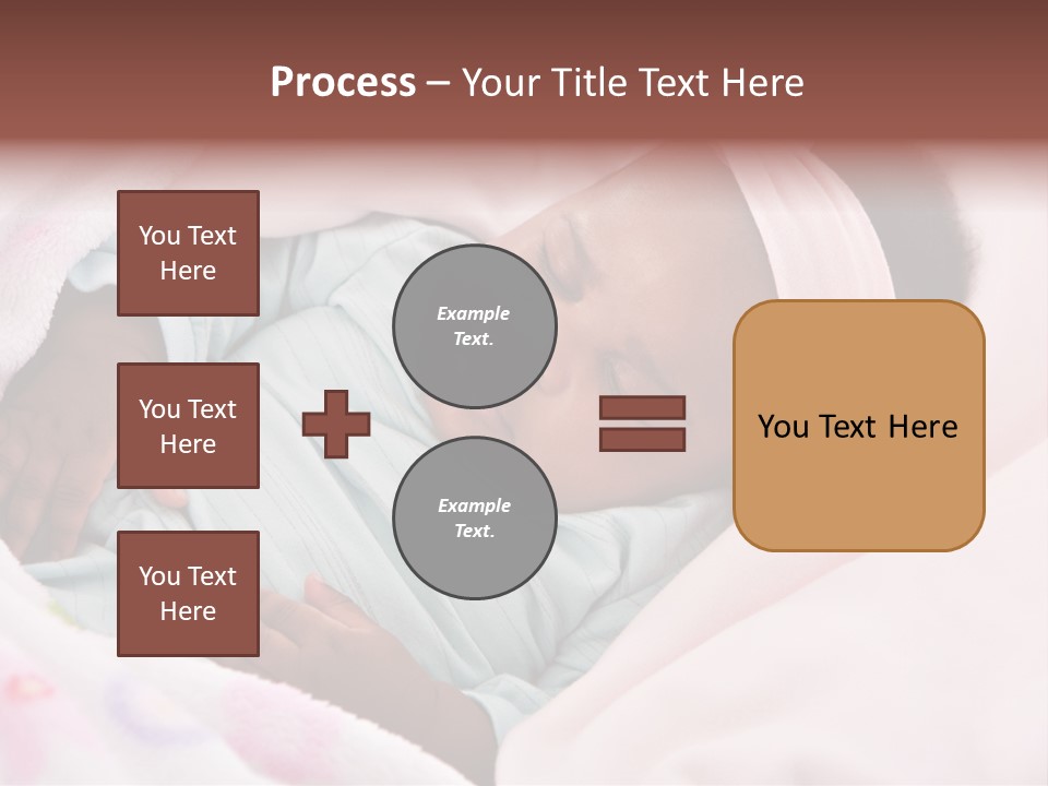 Cute Beautiful Baby PowerPoint Template