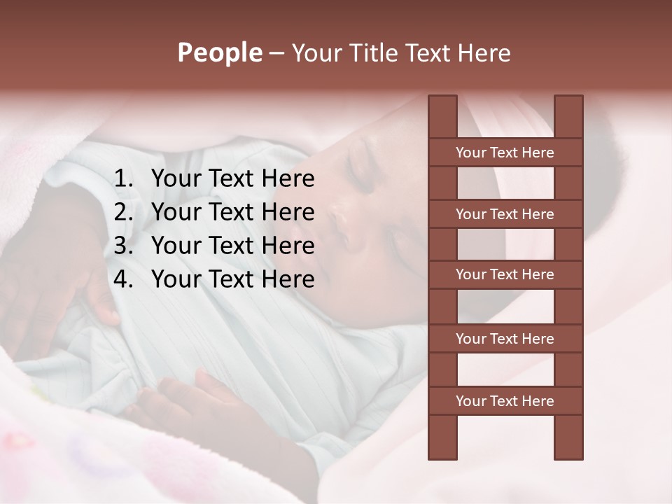 Cute Beautiful Baby PowerPoint Template