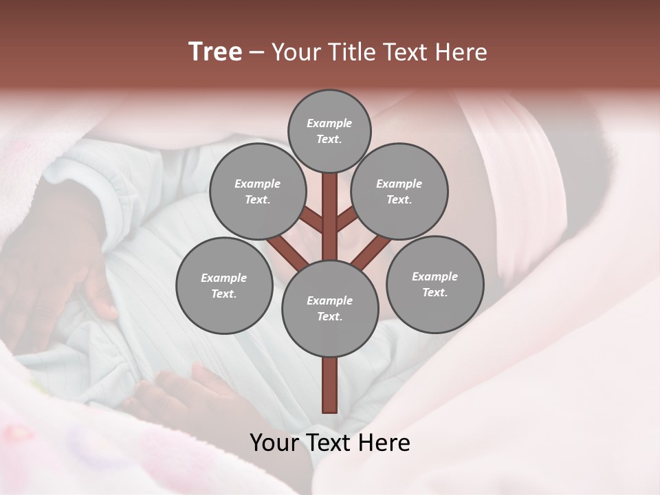 Cute Beautiful Baby PowerPoint Template