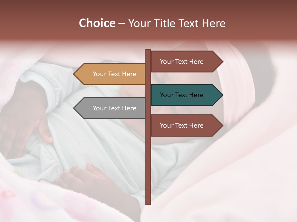 Cute Beautiful Baby PowerPoint Template