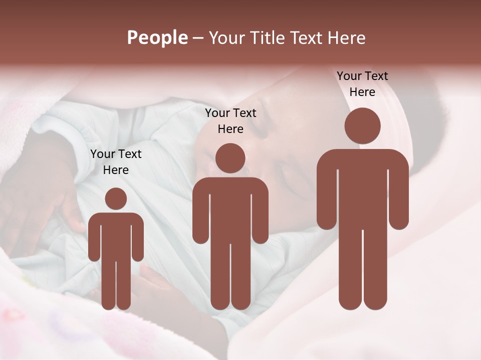 Cute Beautiful Baby PowerPoint Template