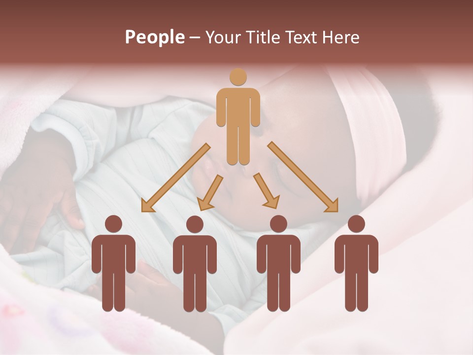 Cute Beautiful Baby PowerPoint Template