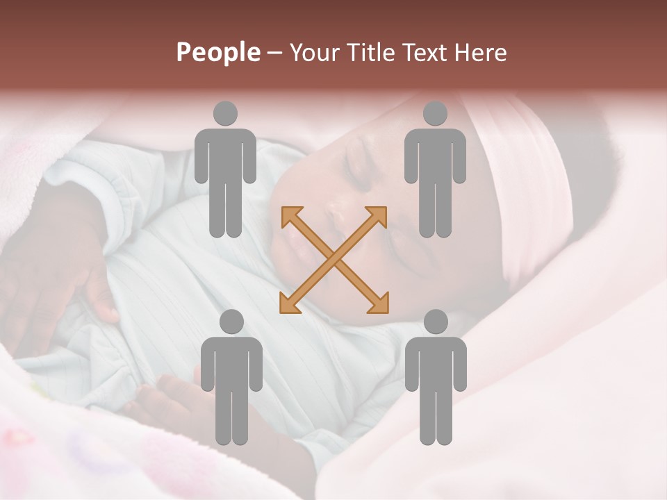 Cute Beautiful Baby PowerPoint Template