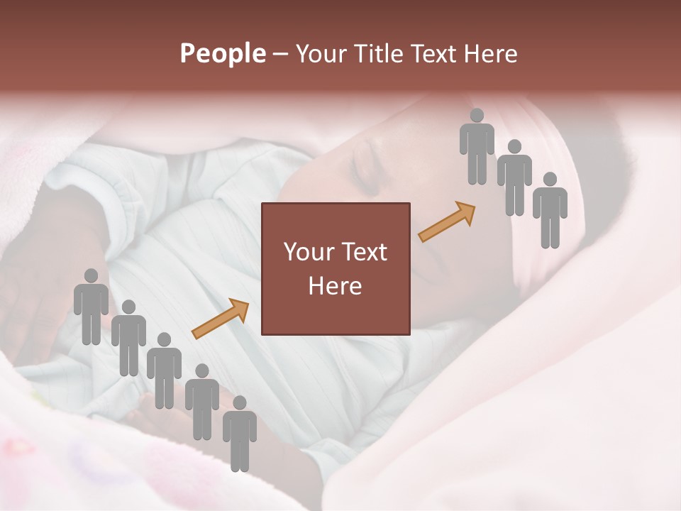 Cute Beautiful Baby PowerPoint Template