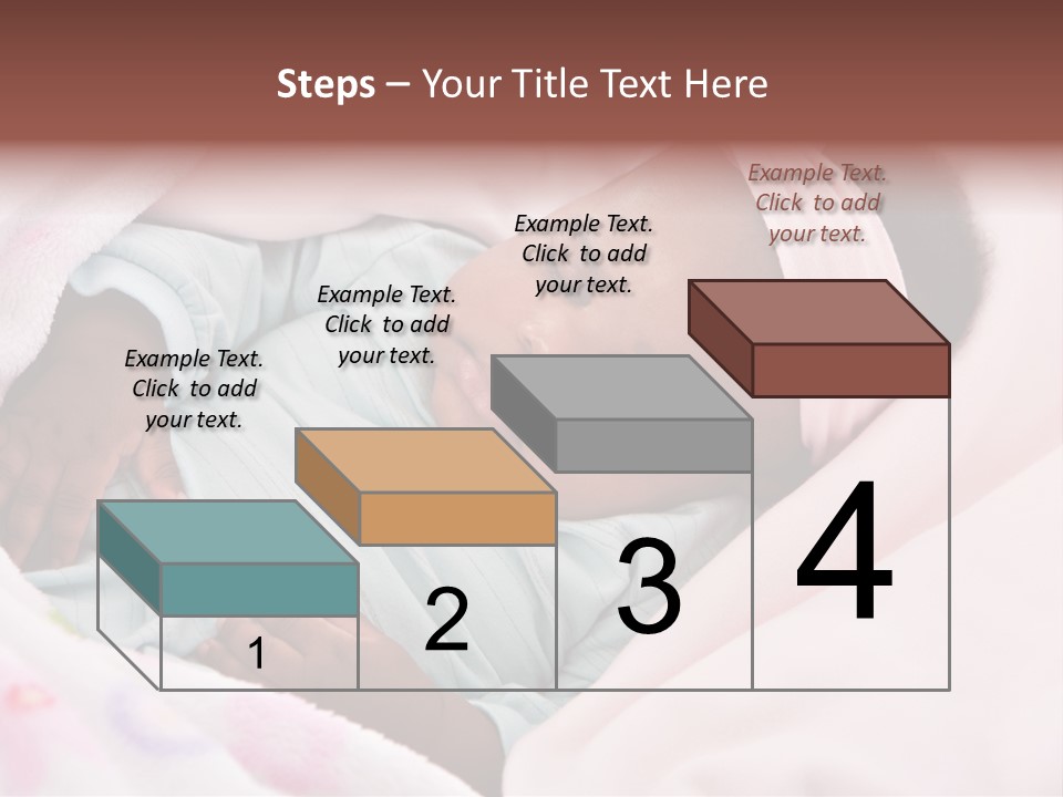 Cute Beautiful Baby PowerPoint Template