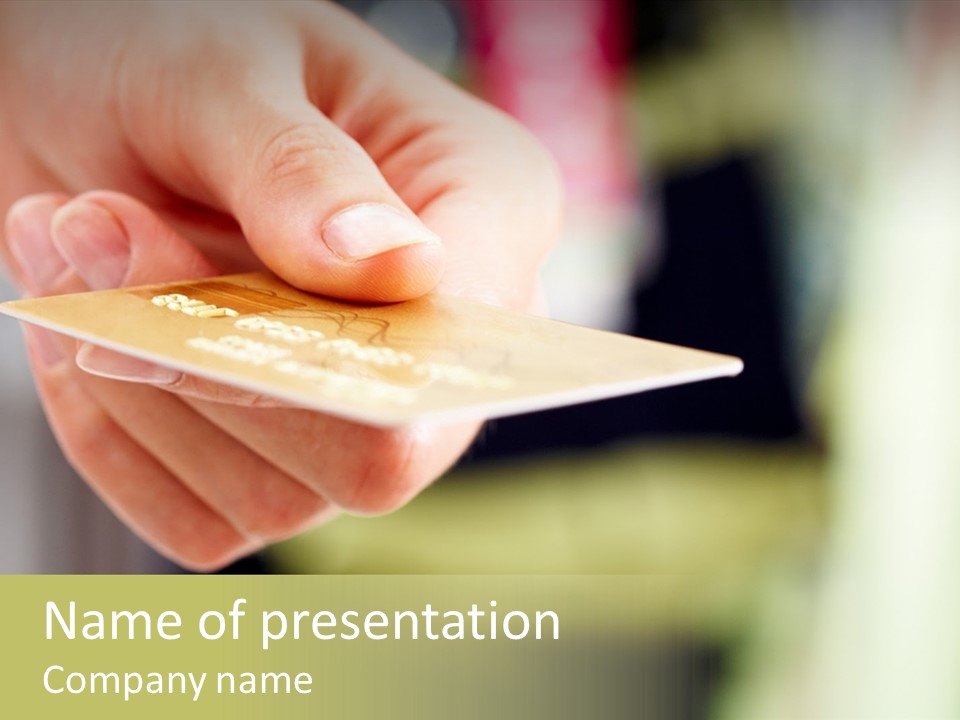 Transaction Shopping Payments PowerPoint Template