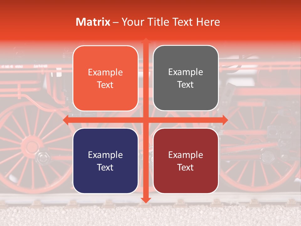 Model Shape Commuting PowerPoint Template