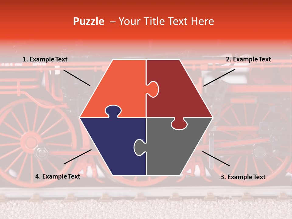 Model Shape Commuting PowerPoint Template