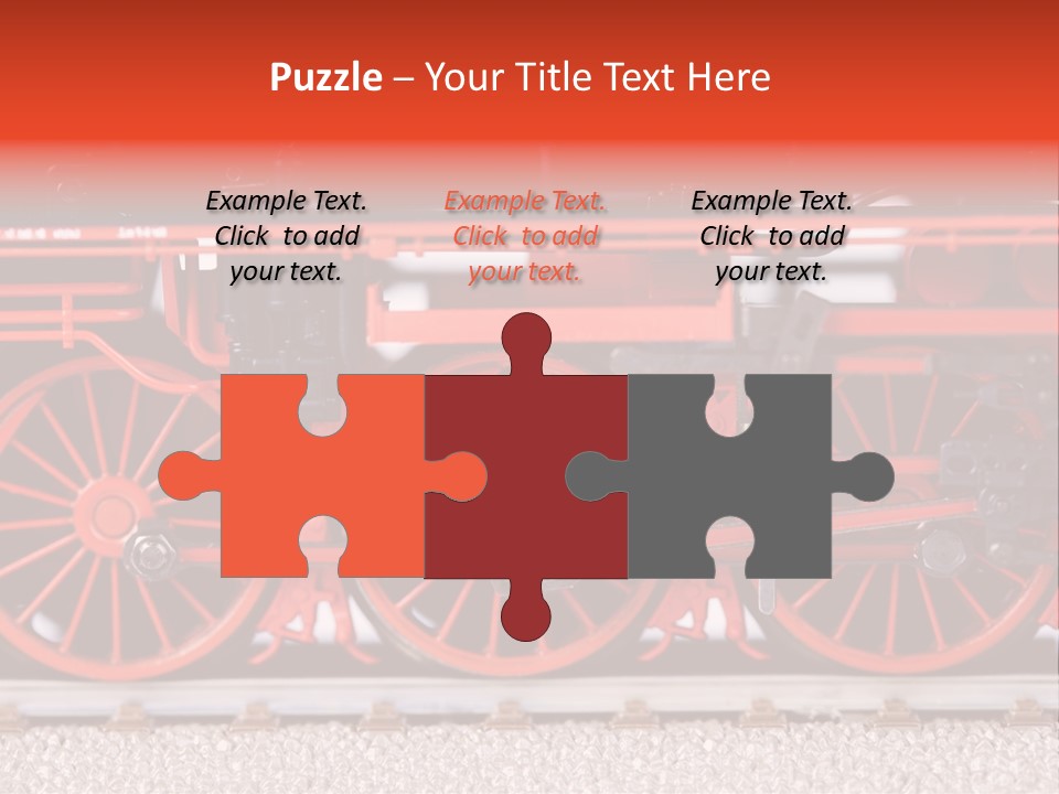 Model Shape Commuting PowerPoint Template