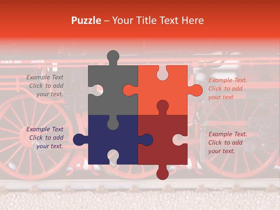 Model Shape Commuting PowerPoint Template