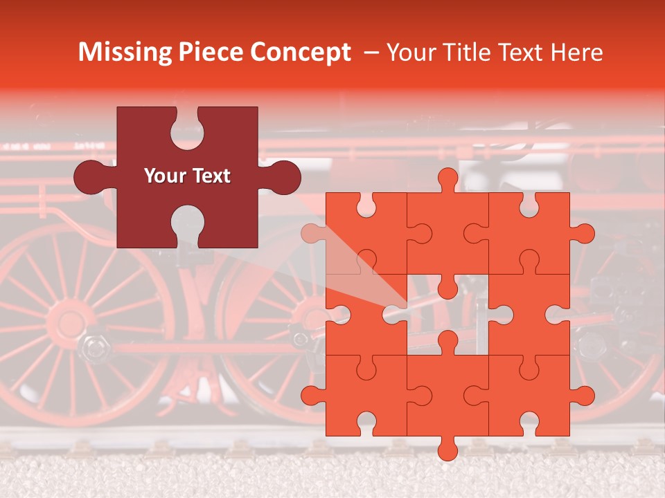 Model Shape Commuting PowerPoint Template