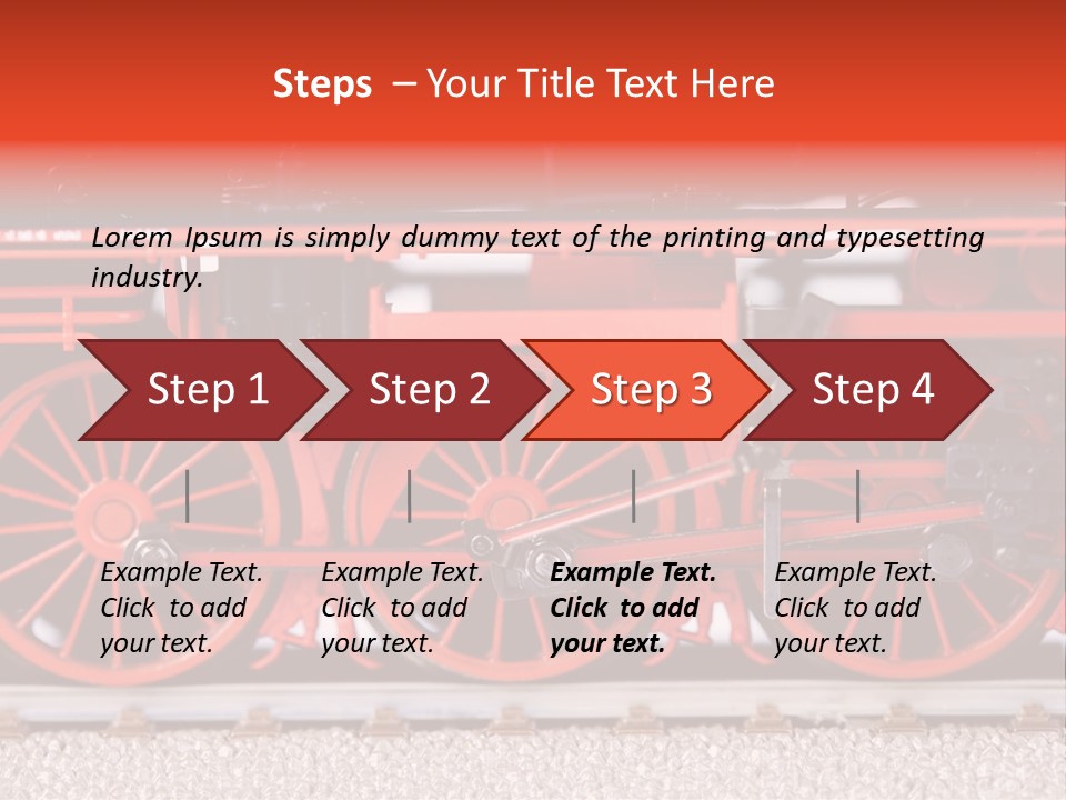 Model Shape Commuting PowerPoint Template