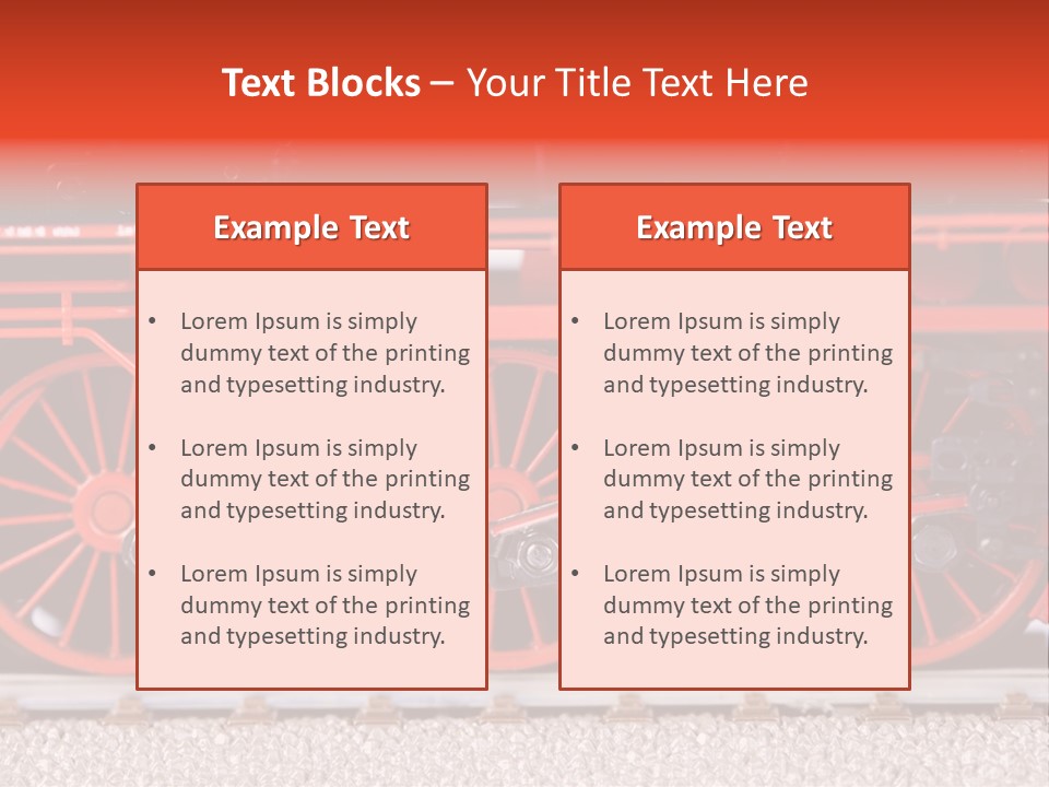 Model Shape Commuting PowerPoint Template