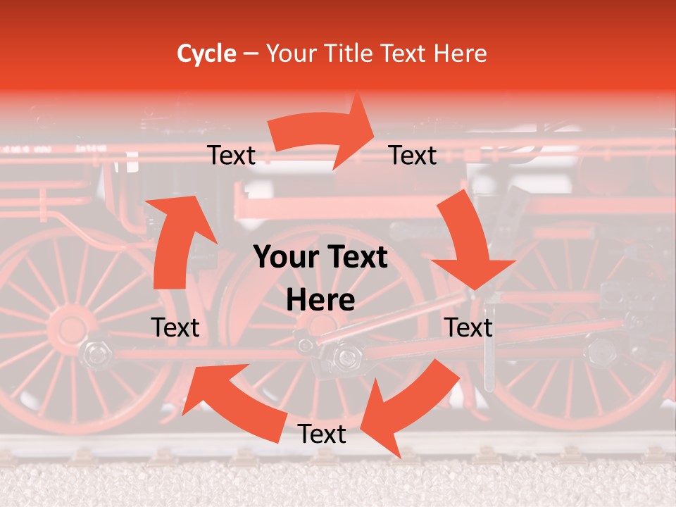 Model Shape Commuting PowerPoint Template