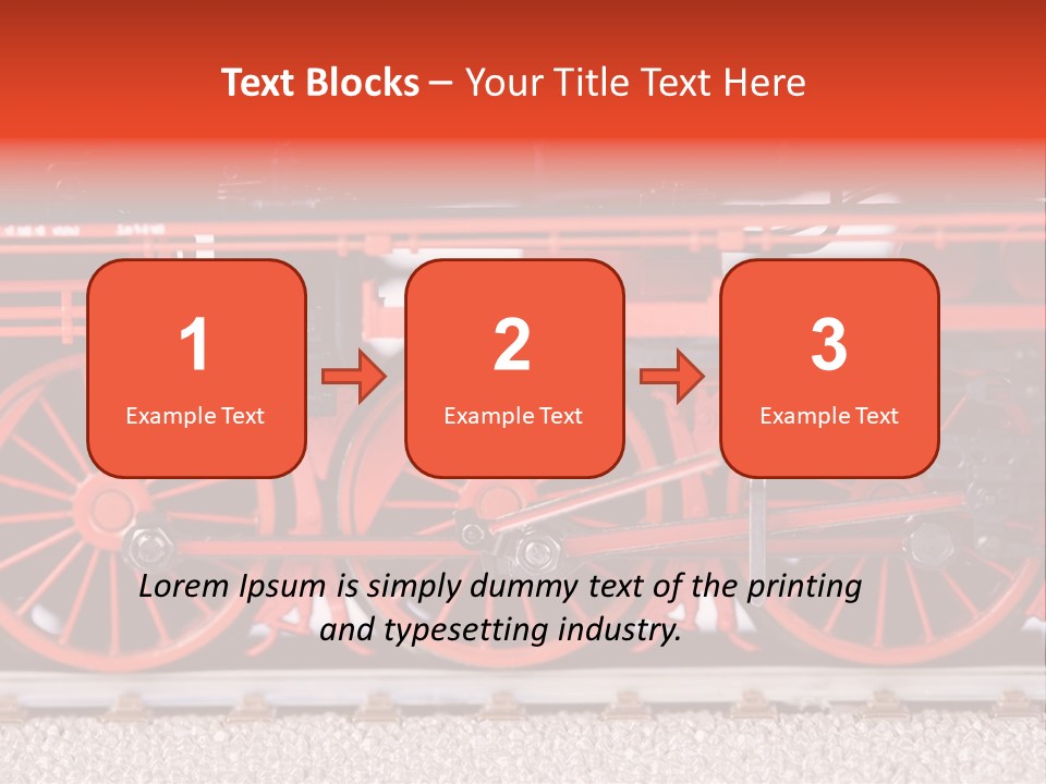 Model Shape Commuting PowerPoint Template