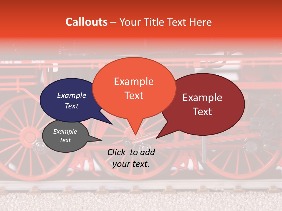 Model Shape Commuting PowerPoint Template