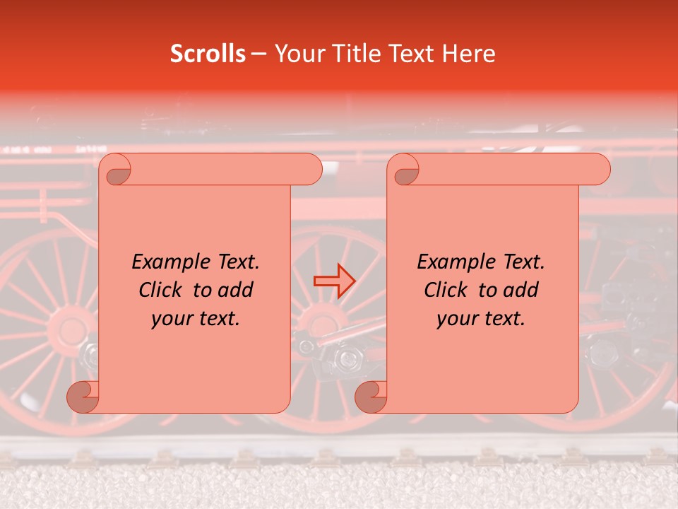 Model Shape Commuting PowerPoint Template