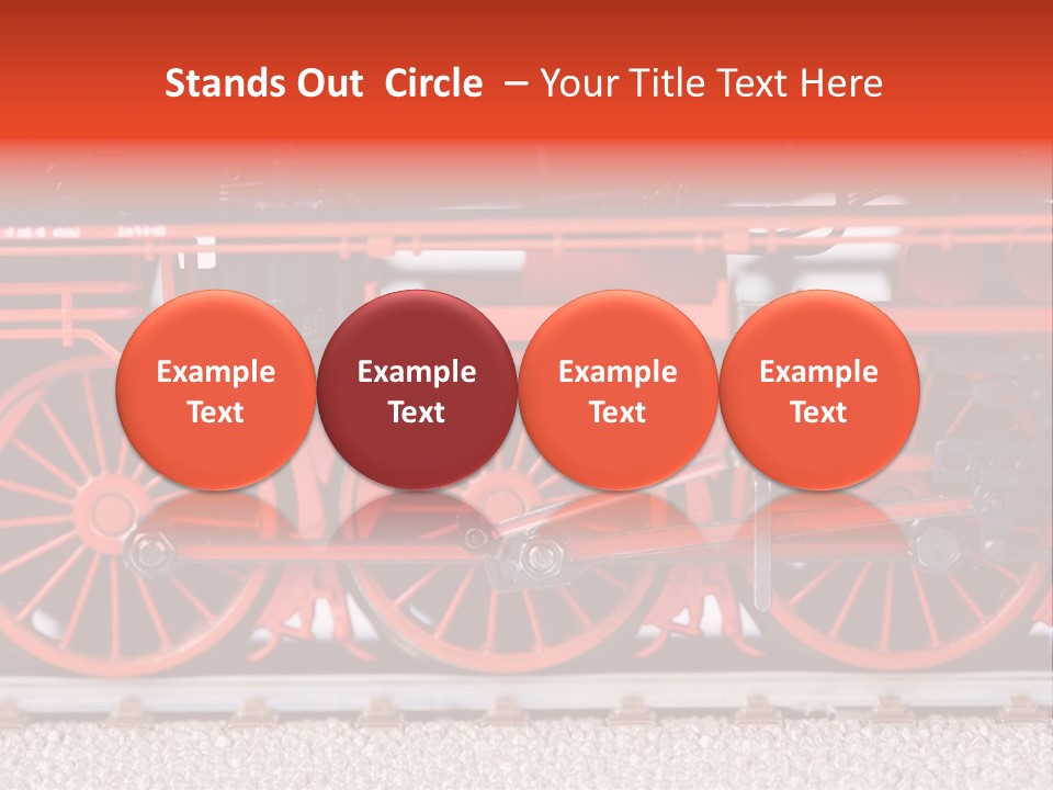 Model Shape Commuting PowerPoint Template