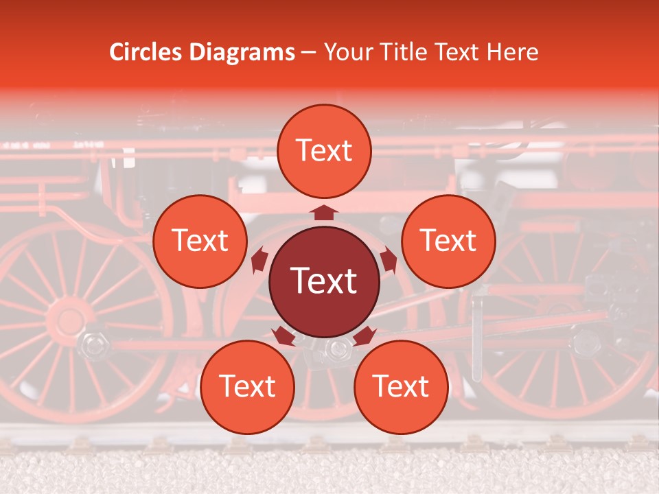 Model Shape Commuting PowerPoint Template