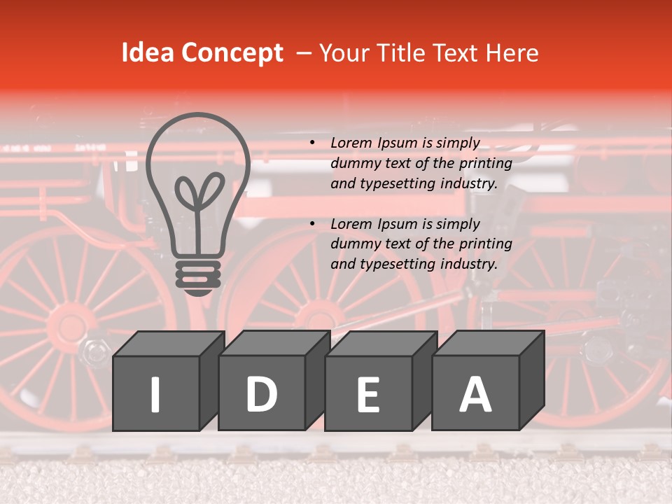 Model Shape Commuting PowerPoint Template